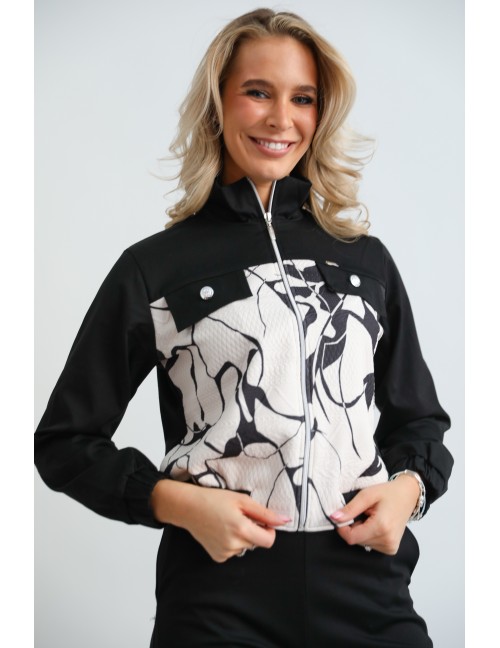 Zsebes Kardigán - Fekete