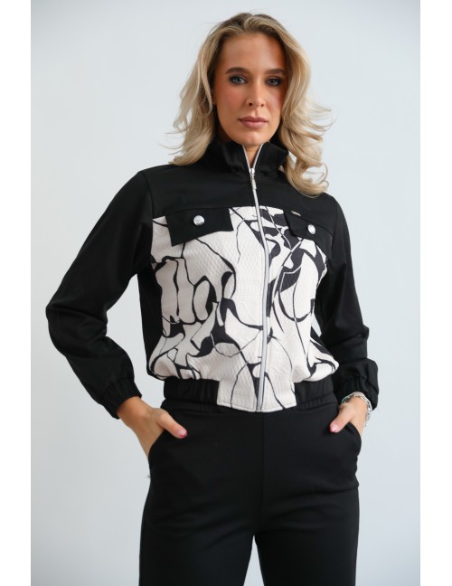 Zsebes Kardigán - Fekete