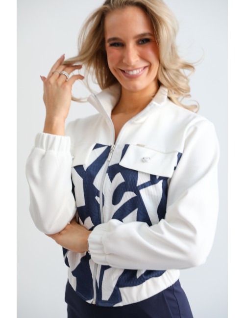 Zsebes Kardigán - Fehér