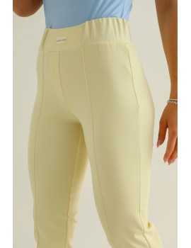 DINA Gumis Derekú Puntó Nadrág - Sárga