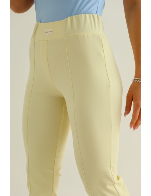 DINA Gumis Derekú Puntó Nadrág - Sárga