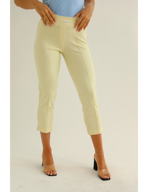 DINA Gumis Derekú Puntó Nadrág - Sárga