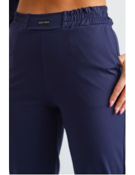 POLLY Gumis Derekú Puntó Nadrág - Sötétkék