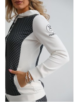 SABRINA Szabadidő Felső - Fehér/Fekete