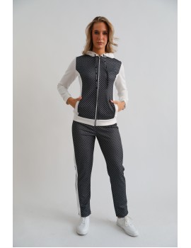 SABRINA Sweater - White/Black