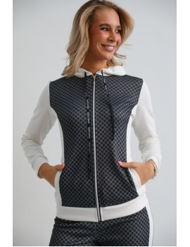 SABRINA Sweater - White/Black