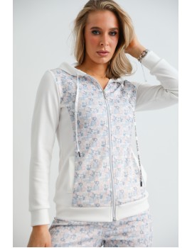 SABRINA Sweater - White/Blue