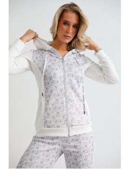 SABRINA Sweater - White/Blue