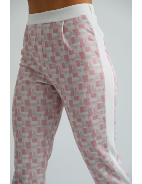 SABRINA Szabadidő Nadrág - Fehér/Pink SABRINA Szabadidő Nadrág - Fehér/Pink