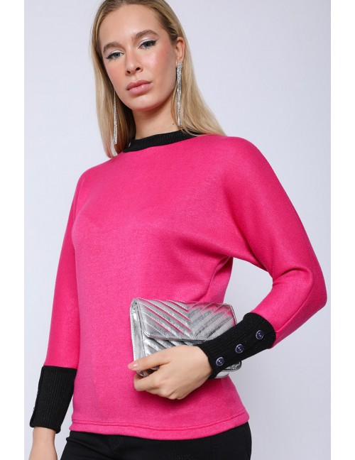 LORY Kötött Felső - Pink