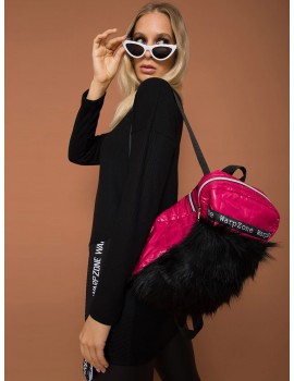 Quilted Backpack - Pink