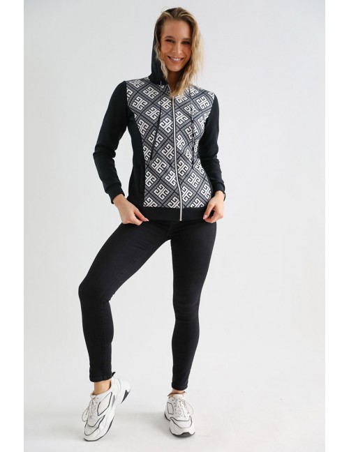 JENNIE Hímzett Farmernadrág