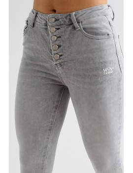 FANNI Hímzett Farmernadrág