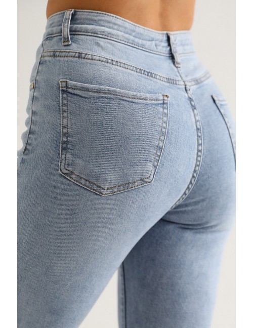 REGINA Hímzett Farmernadrág