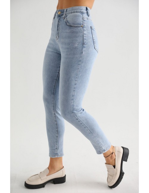 REGINA Hímzett Farmernadrág