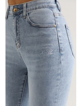 REGINA Hímzett Farmernadrág