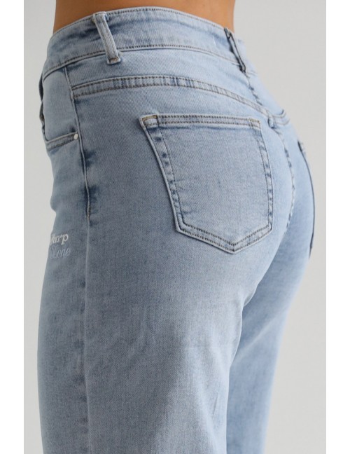 DORINA Hímzett Farmernadrág