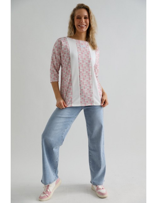 DORINA Hímzett Farmernadrág