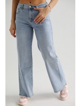 DORINA Hímzett Farmernadrág