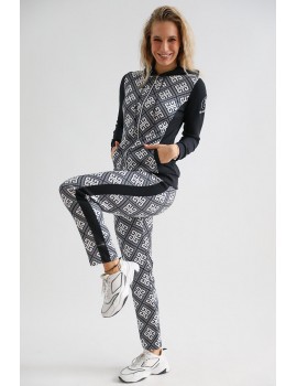 SABRINA Trousers - Black Print