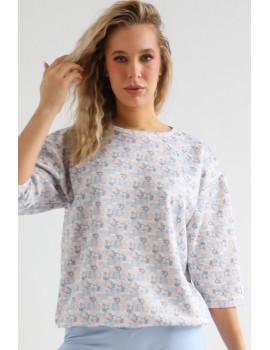 ELISE T-shirt - Light Blue