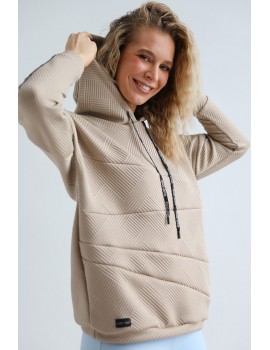 VICTORIA Hoodie - Cappuccino