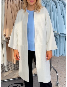 VIOLET Tavaszi Kabát - Fehér