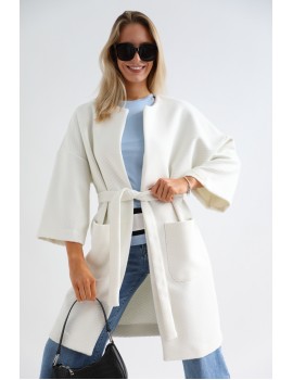 VIOLET Tavaszi Kabát - Fehér