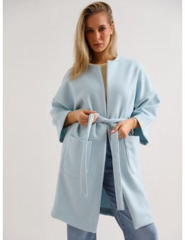 VIOLET Tavaszi Kabát - Világoskék
