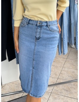 ROSIE Hímzett Farmerszoknya