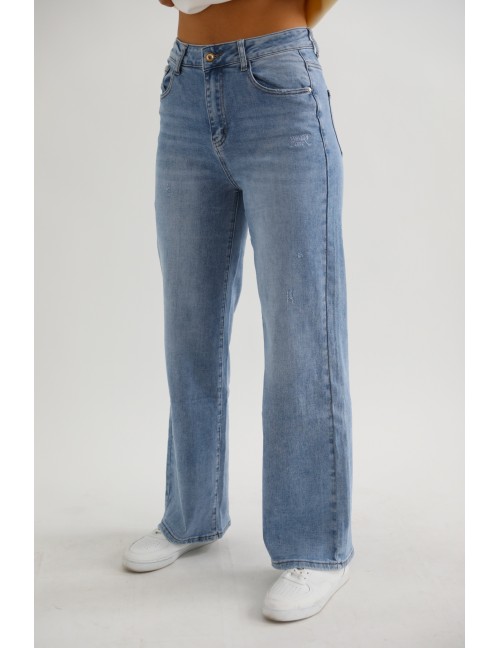 CECIL Hímzett Farmernadrág