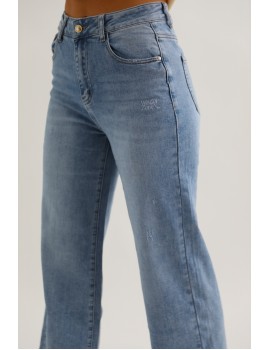 CECIL Hímzett Farmernadrág