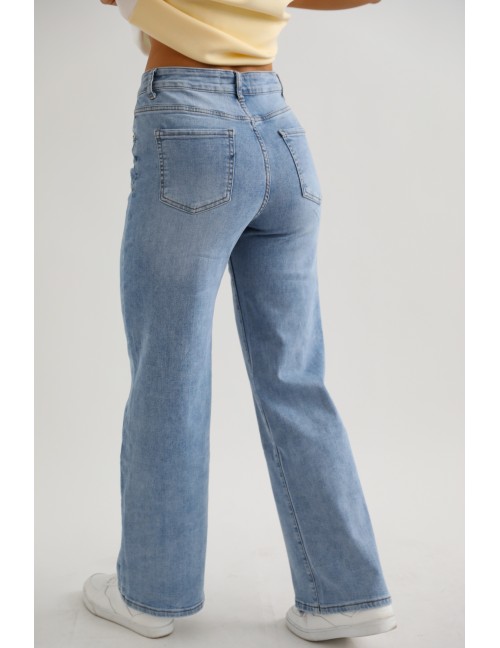 CECIL Hímzett Farmernadrág