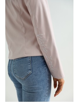 Tavaszi Bélelt Műbőr Dzseki - Púder 