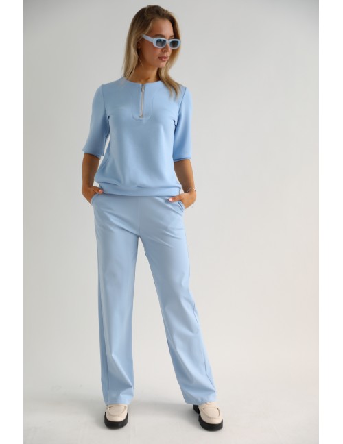 ZIP Felső - Világoskék