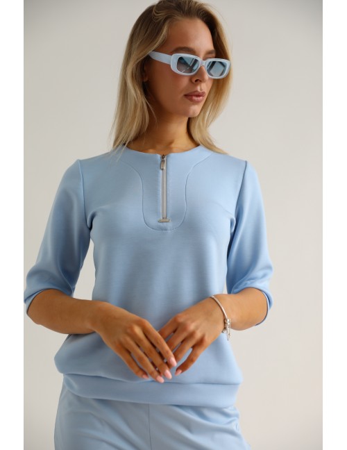 ZIP Felső - Világoskék