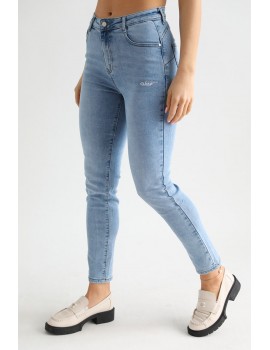 LILY Hímzett Farmernadrág