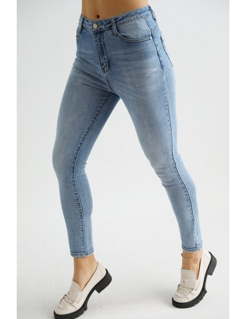 ANETT Hímzett Farmernadrág