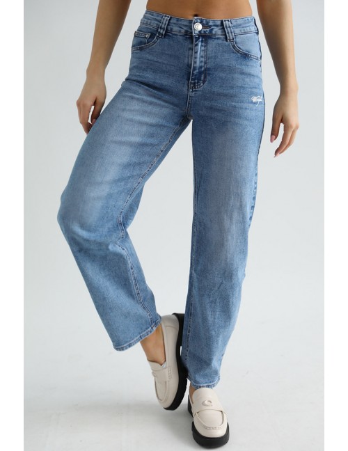 CATIRA Hímzett Farmernadrág