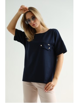 VINNIE Felső - Sötétkék