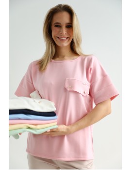 VINNIE Felső - Rózsaszín