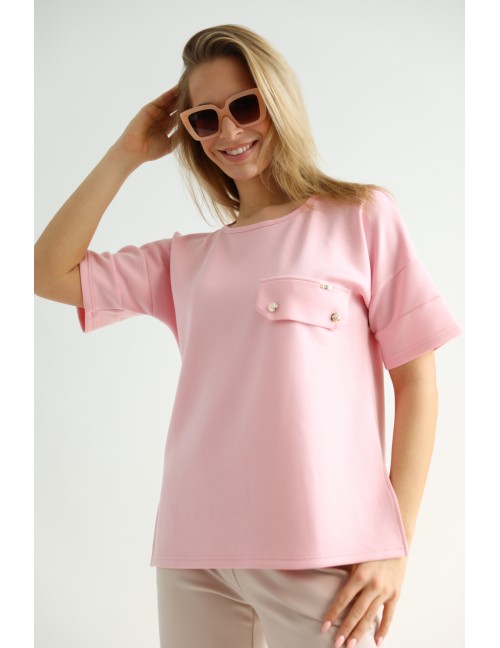 VINNIE Felső - Rózsaszín