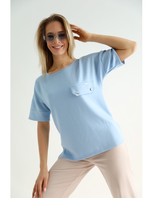 VINNIE Felső - Világoskék