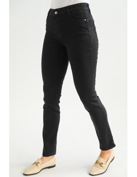 VELVET Hímzett Farmernadrág