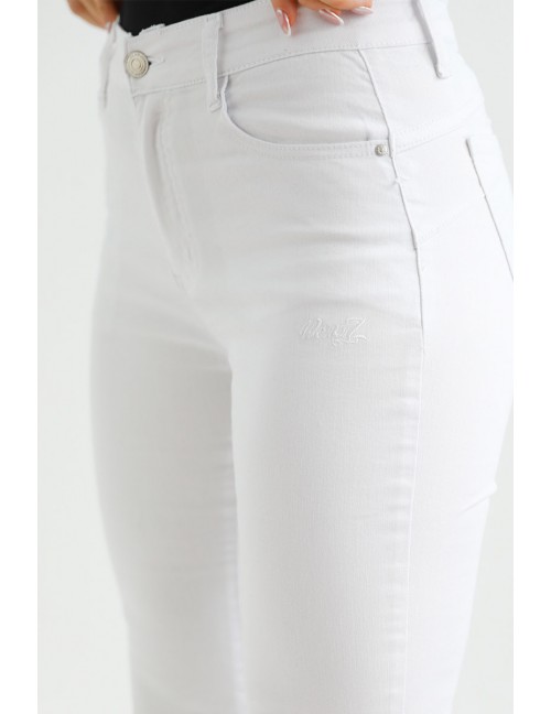 SILK Hímzett Farmernadrág