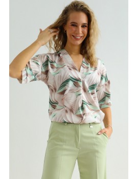 KENNIE Felső - Trópusi Levélminta