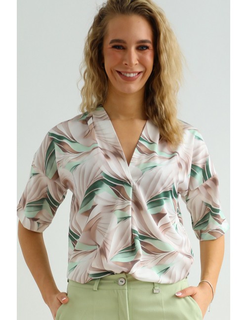 KENNIE Felső - Trópusi Levélminta