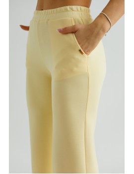 VALERIE Gumis Derekú Nadrág - Pasztell Sárga