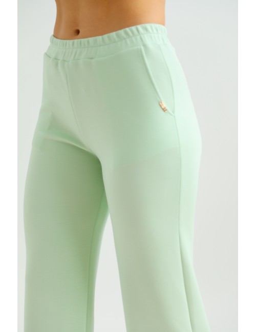 VALERIE Gumis Derekú Nadrág - Almazöld