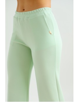 VALERIE Gumis Derekú Nadrág - Almazöld